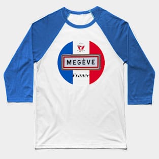 Megève, France Baseball T-Shirt